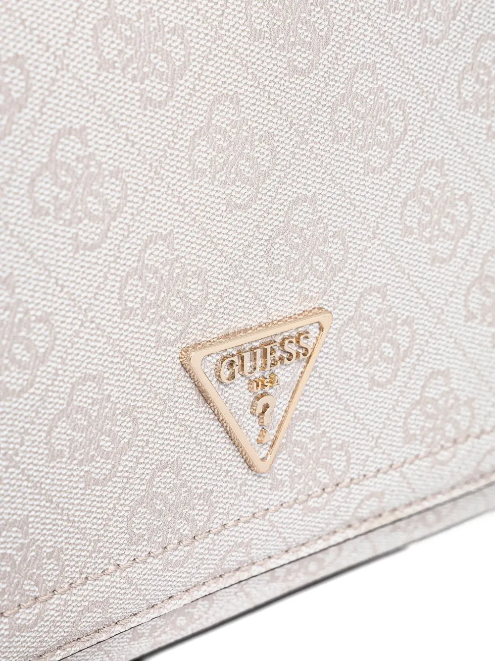 GUESS USA Flap schoudertas met monogram Wit