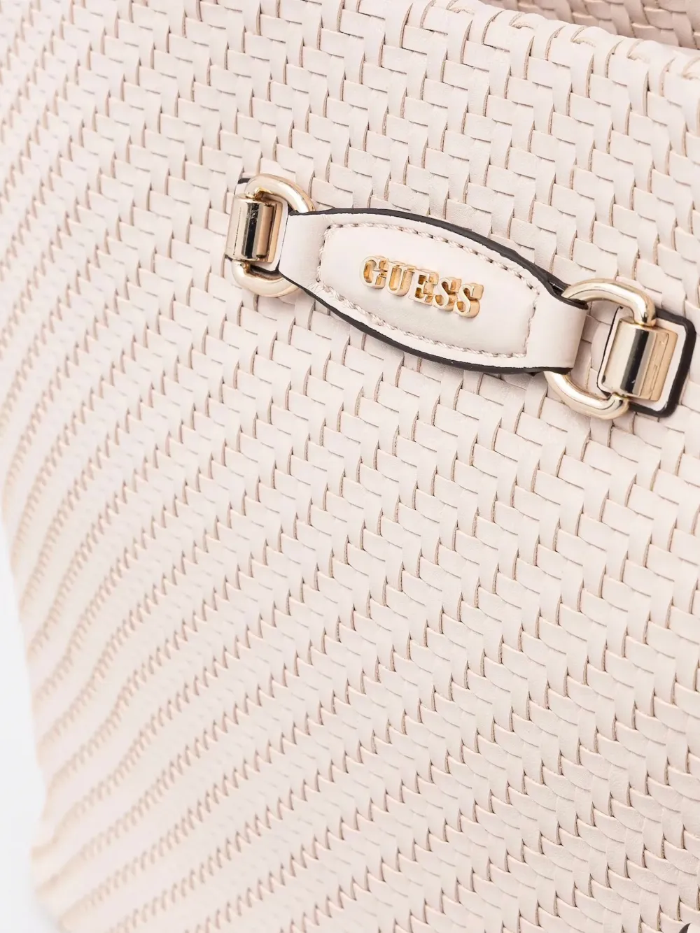 GUESS USA Geweven shopper Beige