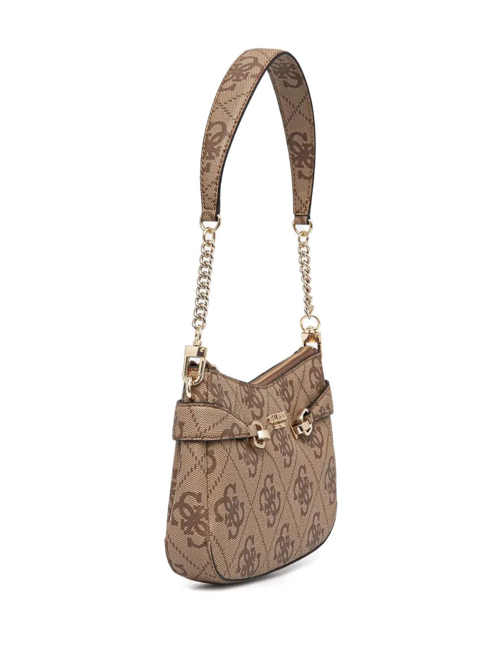 GUESS USA Signature kleine crossbodytas met logo - Beige