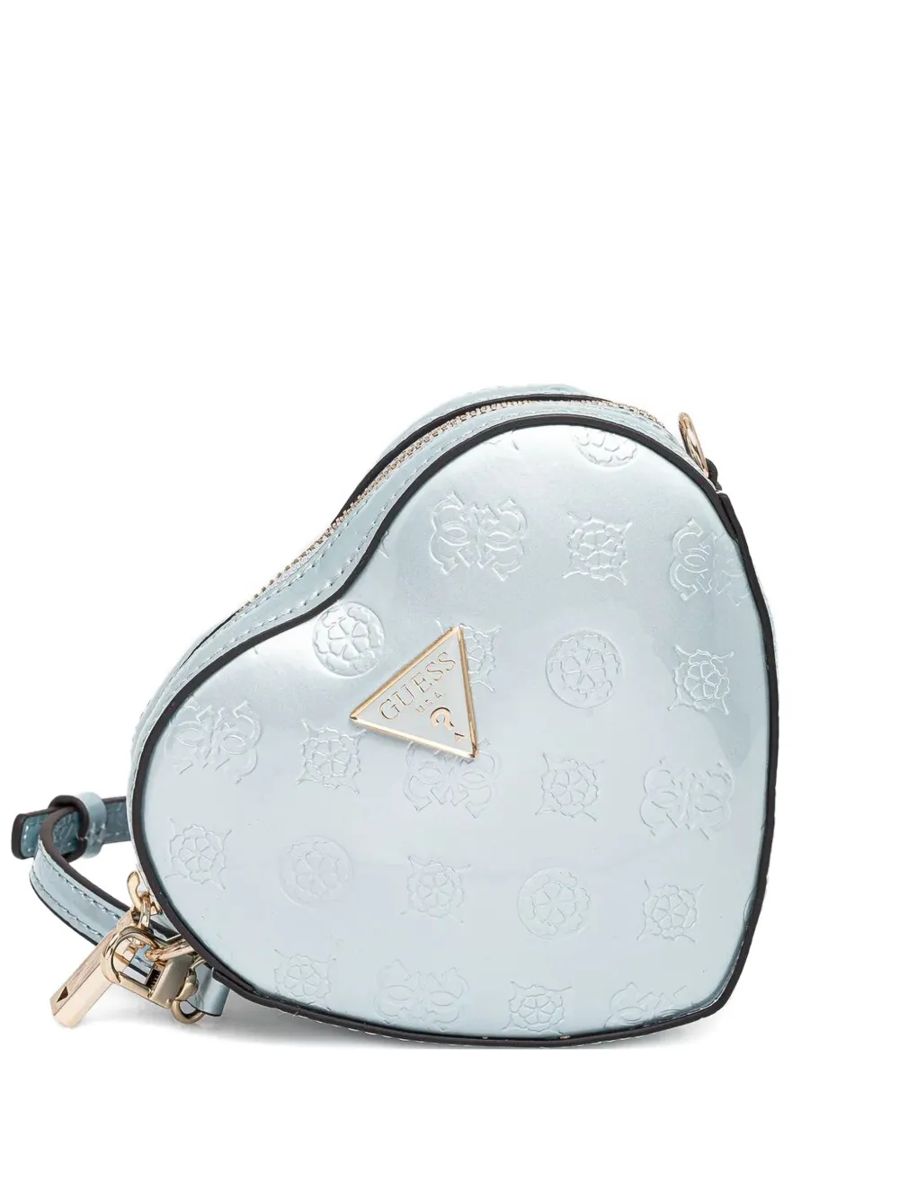 GUESS USA ハート ショルダーバッグ - ブルー GUESS USA ハート ショルダーバッグ - ブルー