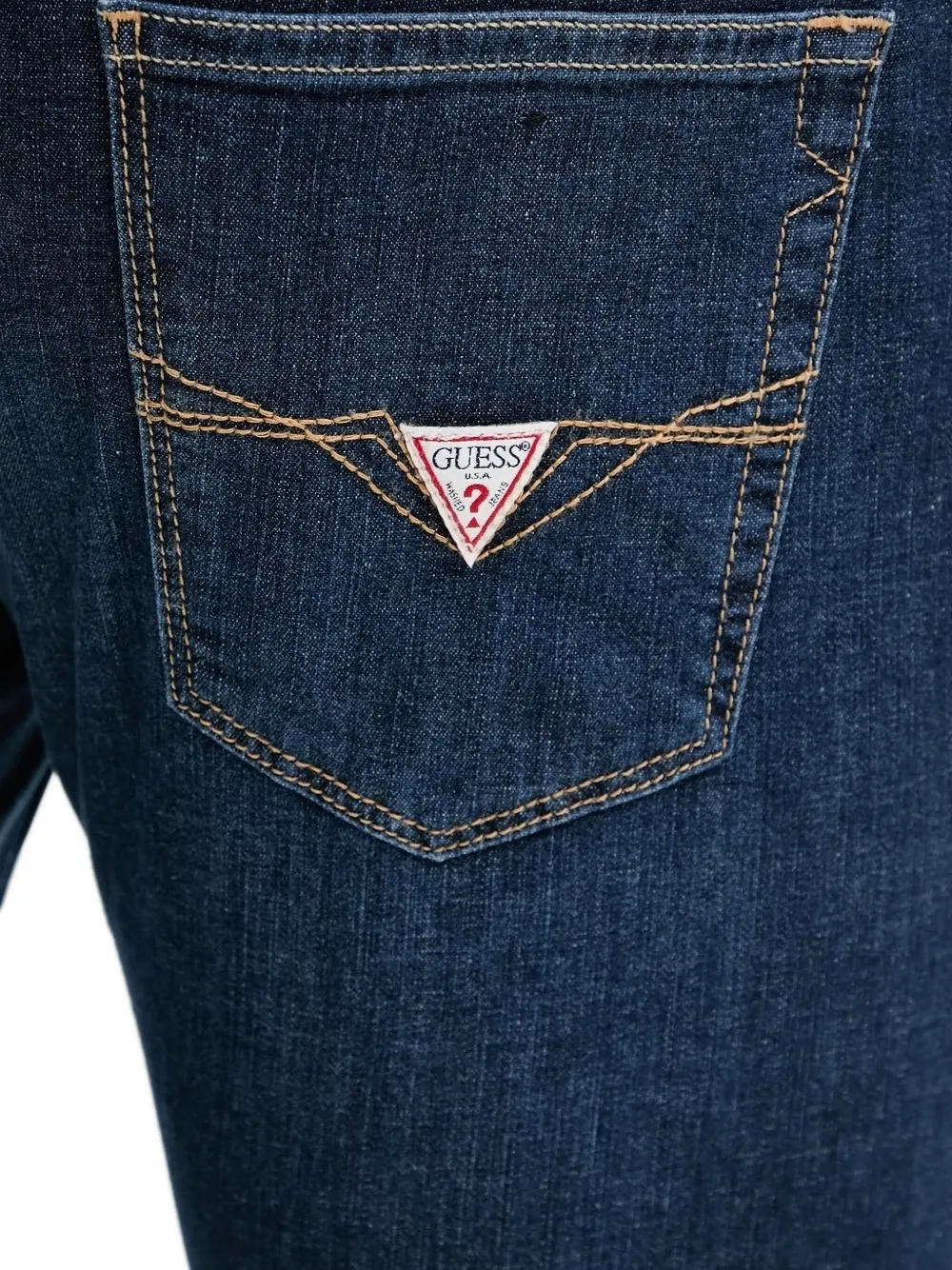 GUESS USA Chris jeans met logo Blauw