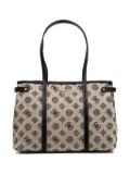 GUESS USA Beyza monogram-print tote bag - Neutrals