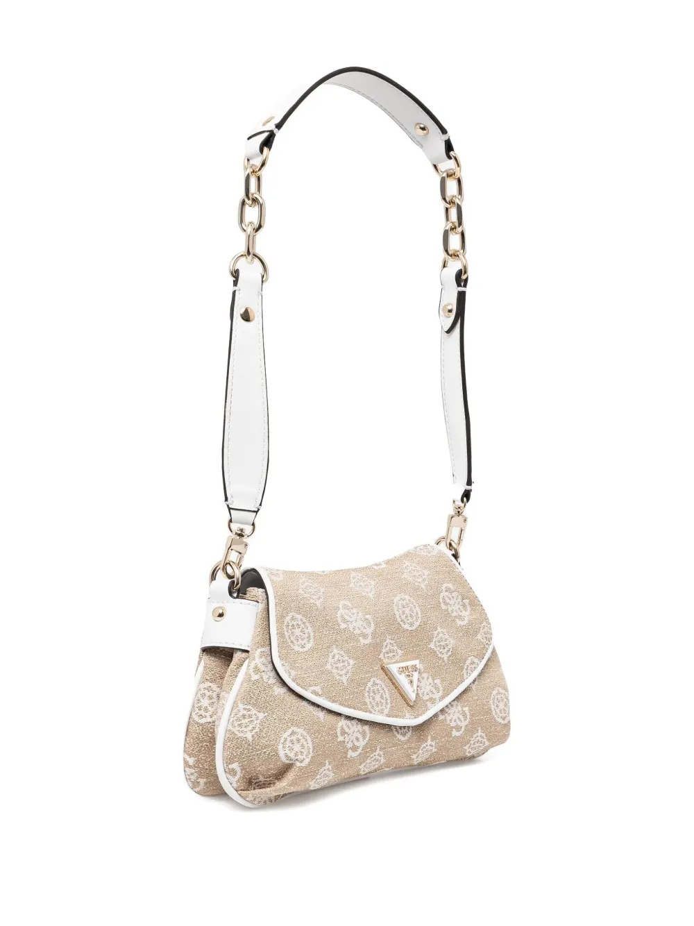 GUESS USA Schoudertas met kenmerkend monogram - Beige