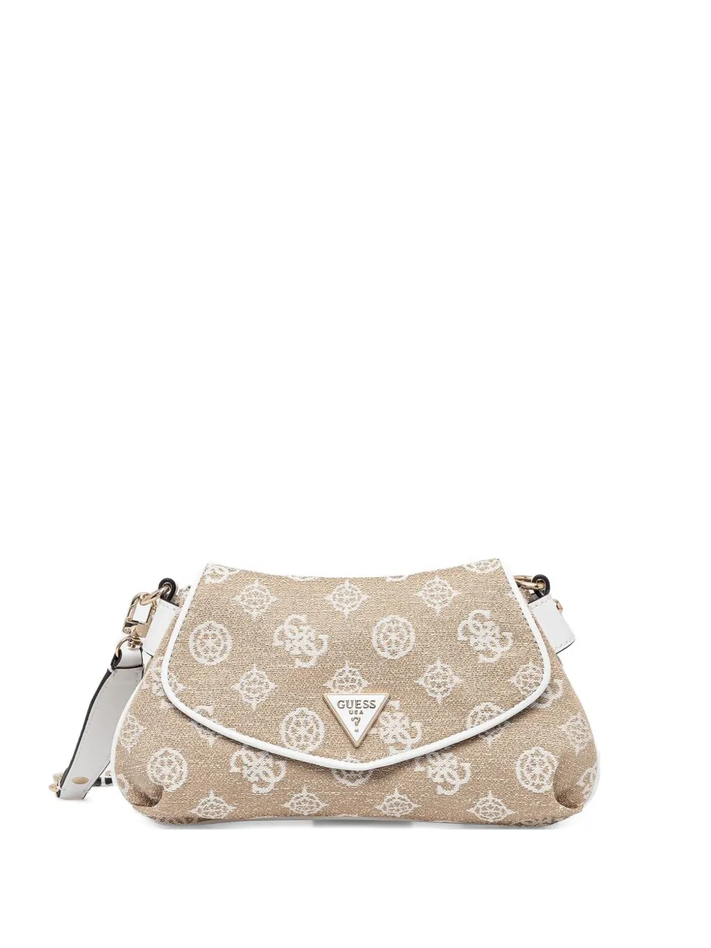 GUESS USA Beyza monogram-print shoulder bag | Neutrals | Image 1