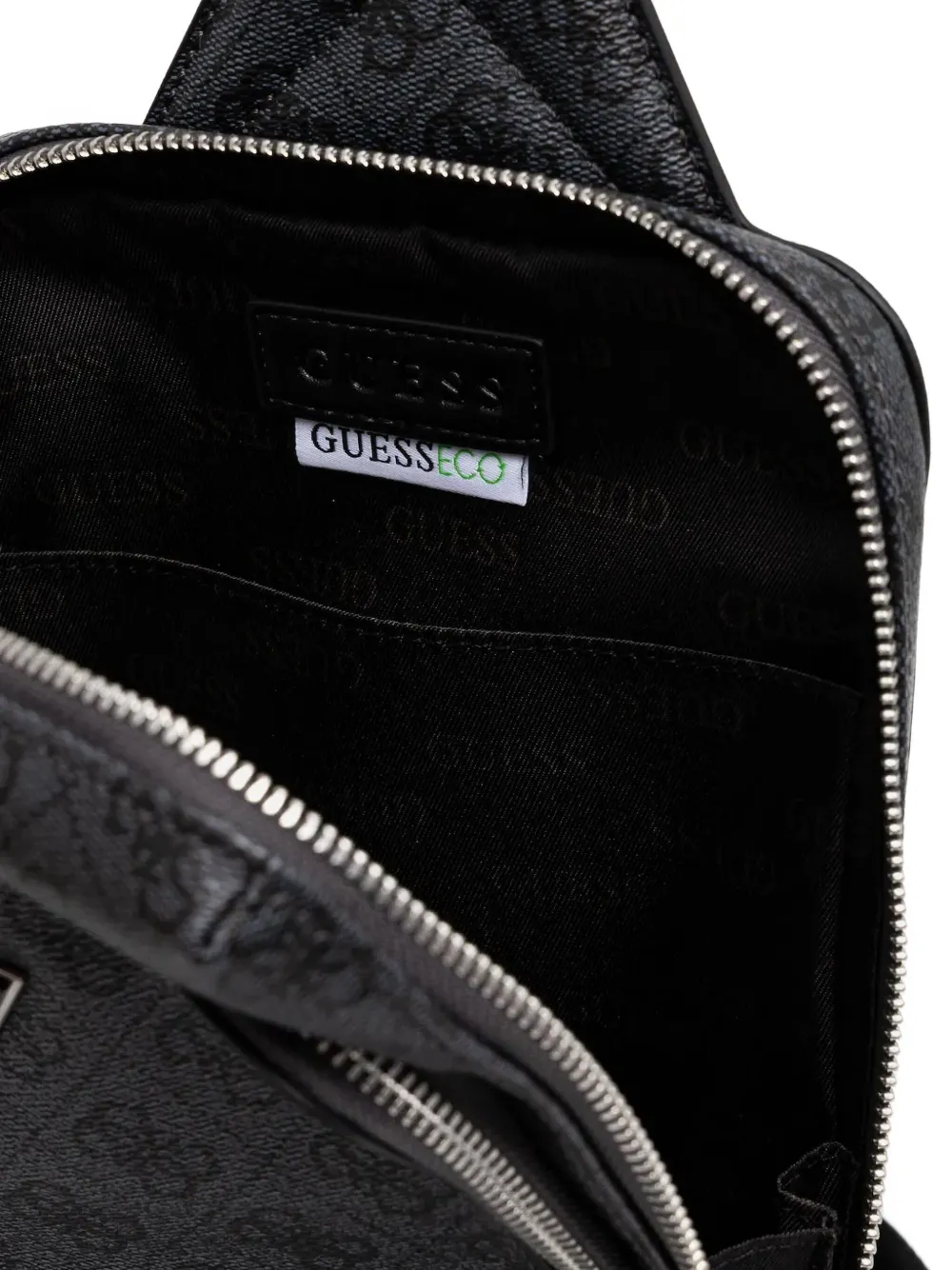 GUESS USA Milano crossbodytas met logoprint Zwart
