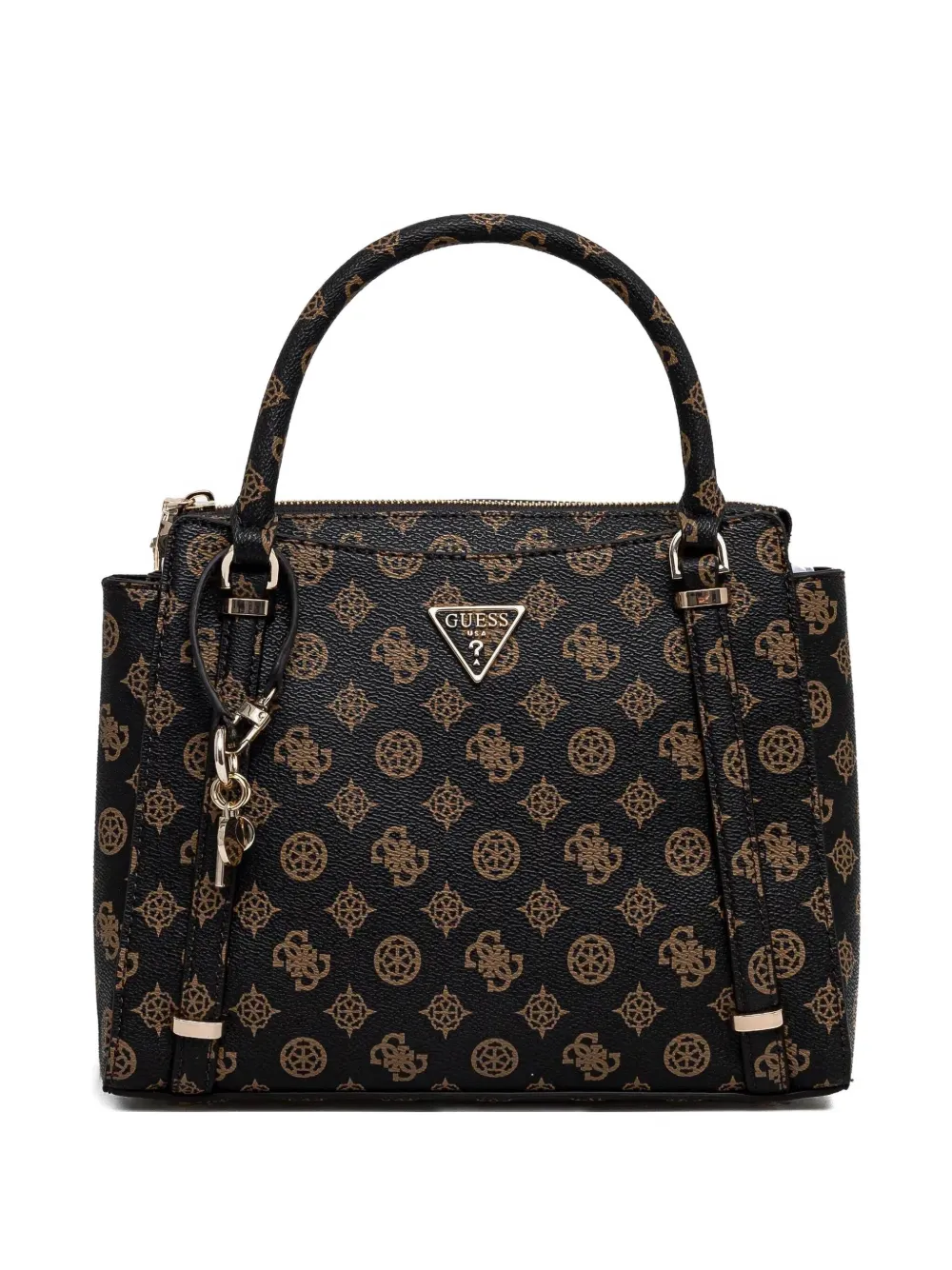 GUESS USA Erica monogram tote bag | Black | Image 1