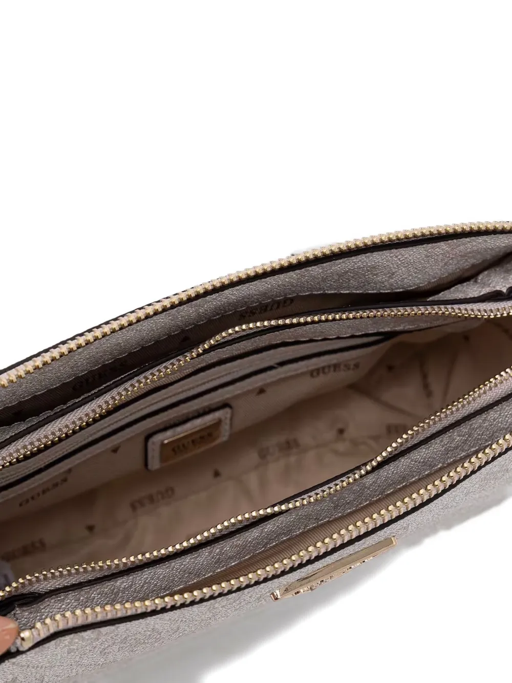 GUESS USA Crossbodytas met monogram Beige