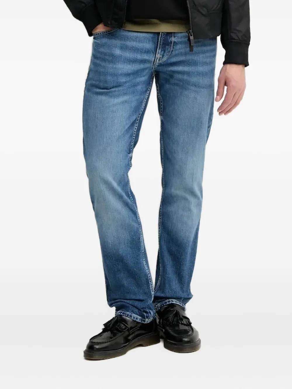GUESS USA Straight broek Blauw