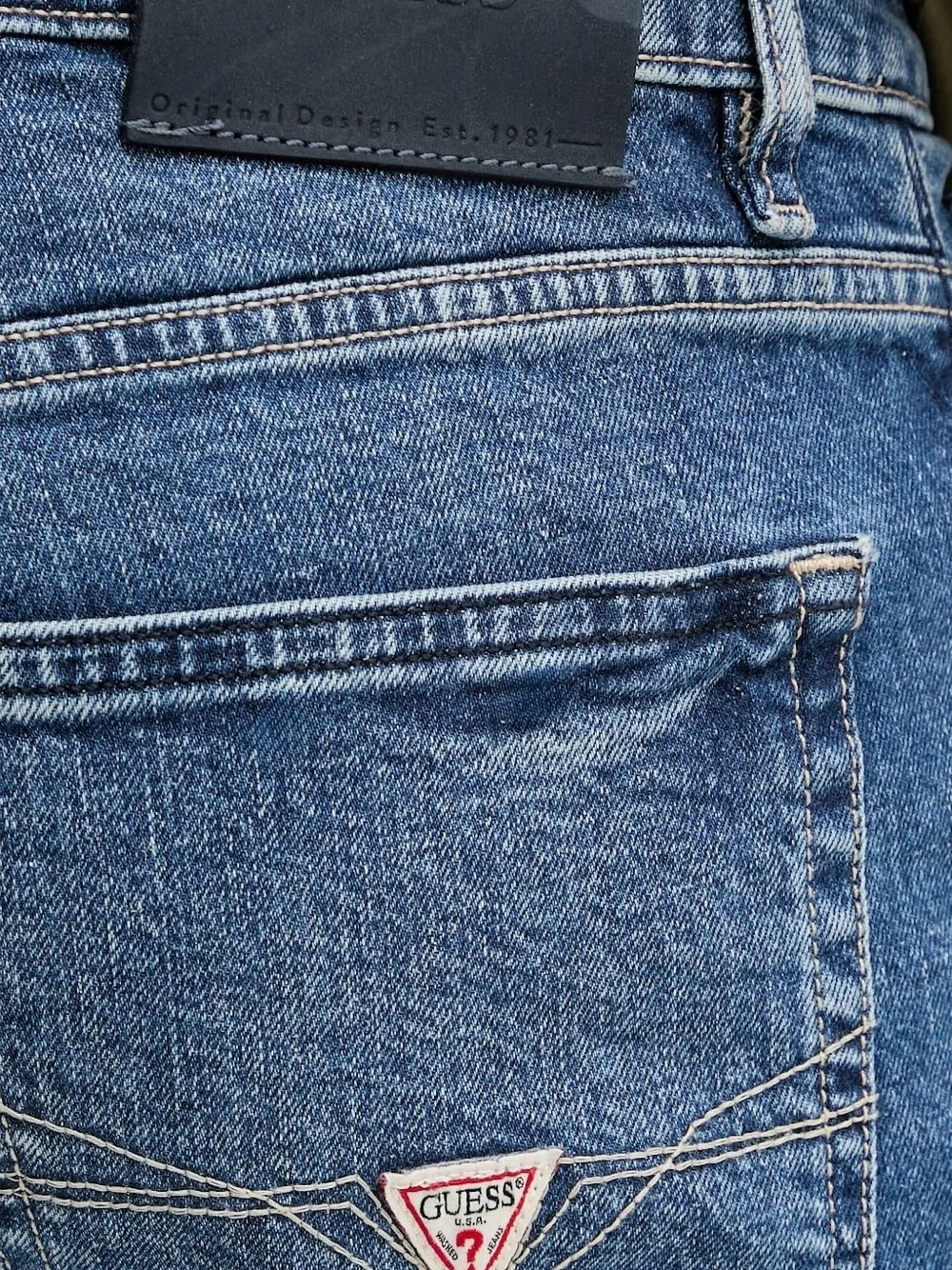 GUESS USA Straight broek Blauw