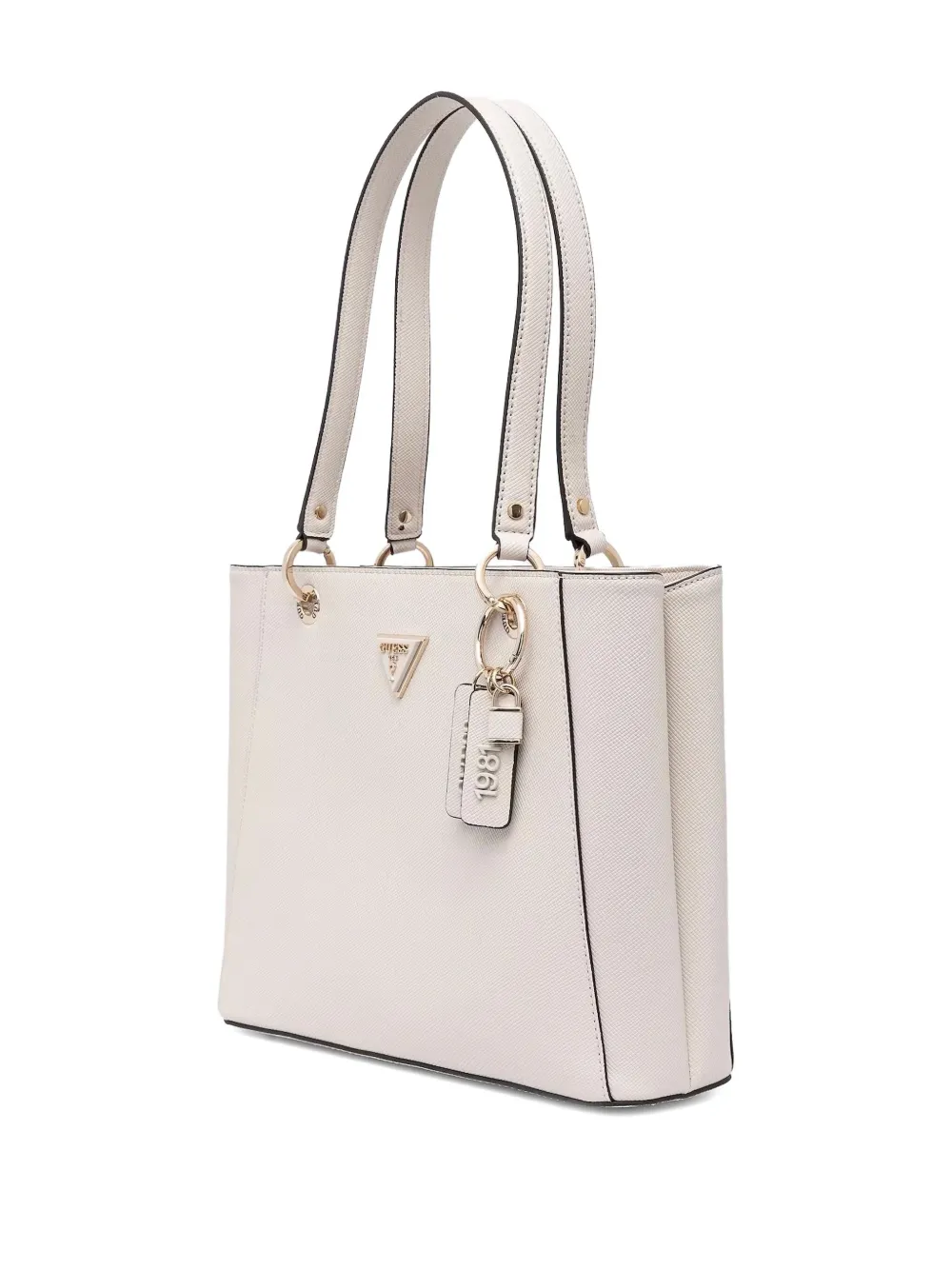 GUESS USA Leren shopper Beige