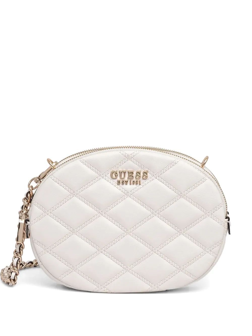 GUESS USA Gewatteerde crossbodytas Wit