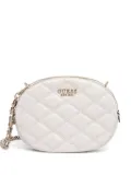GUESS USA quilted crossbody bag - White