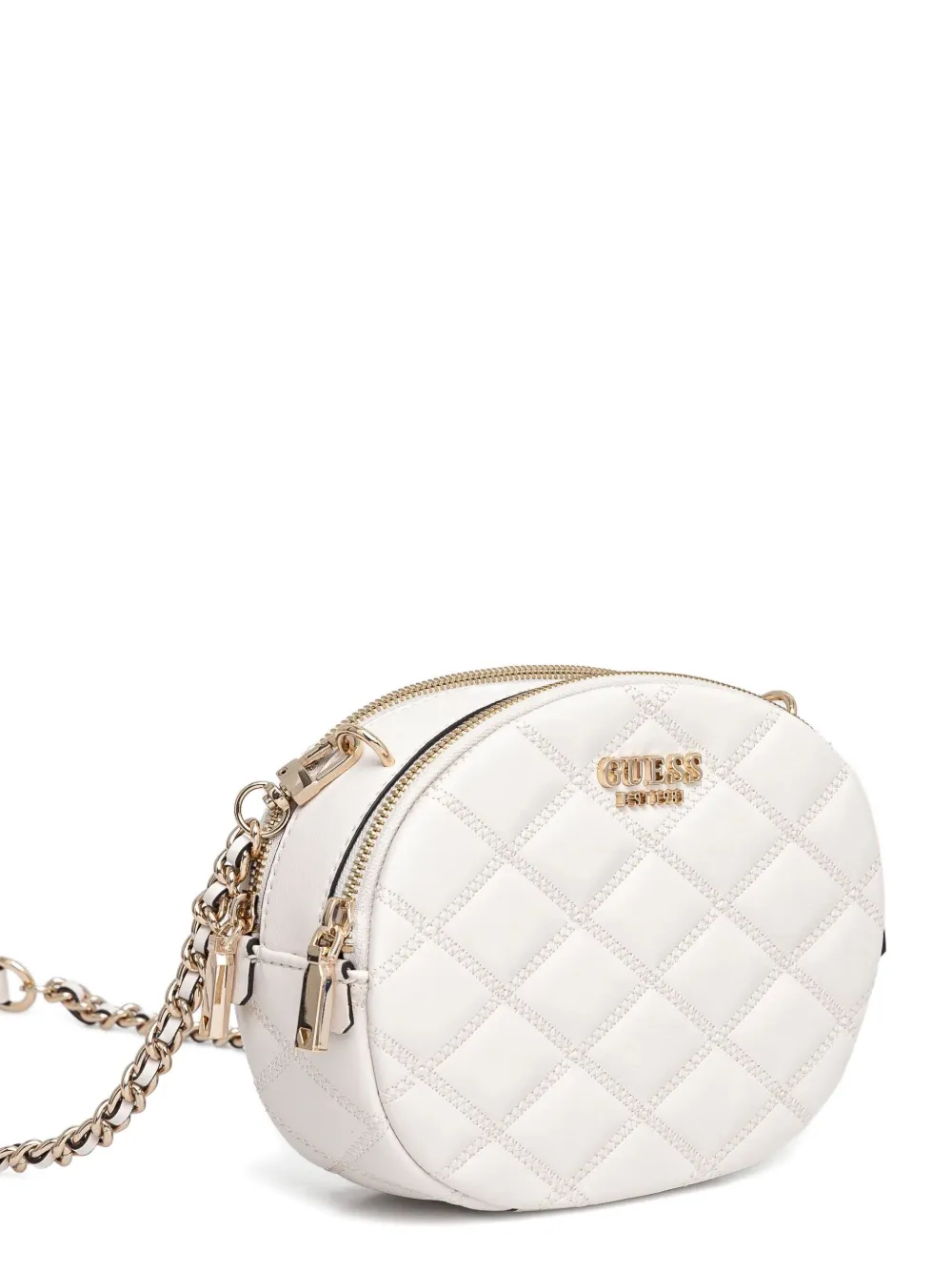 GUESS USA Gewatteerde crossbodytas Wit