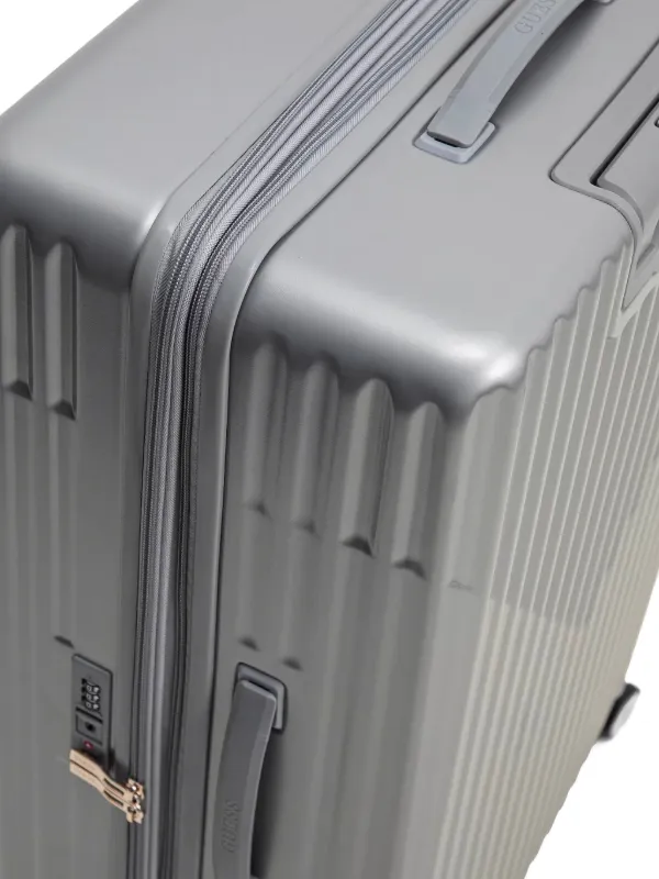 GUESS USA Metallic Luggage Silver FARFETCH PH