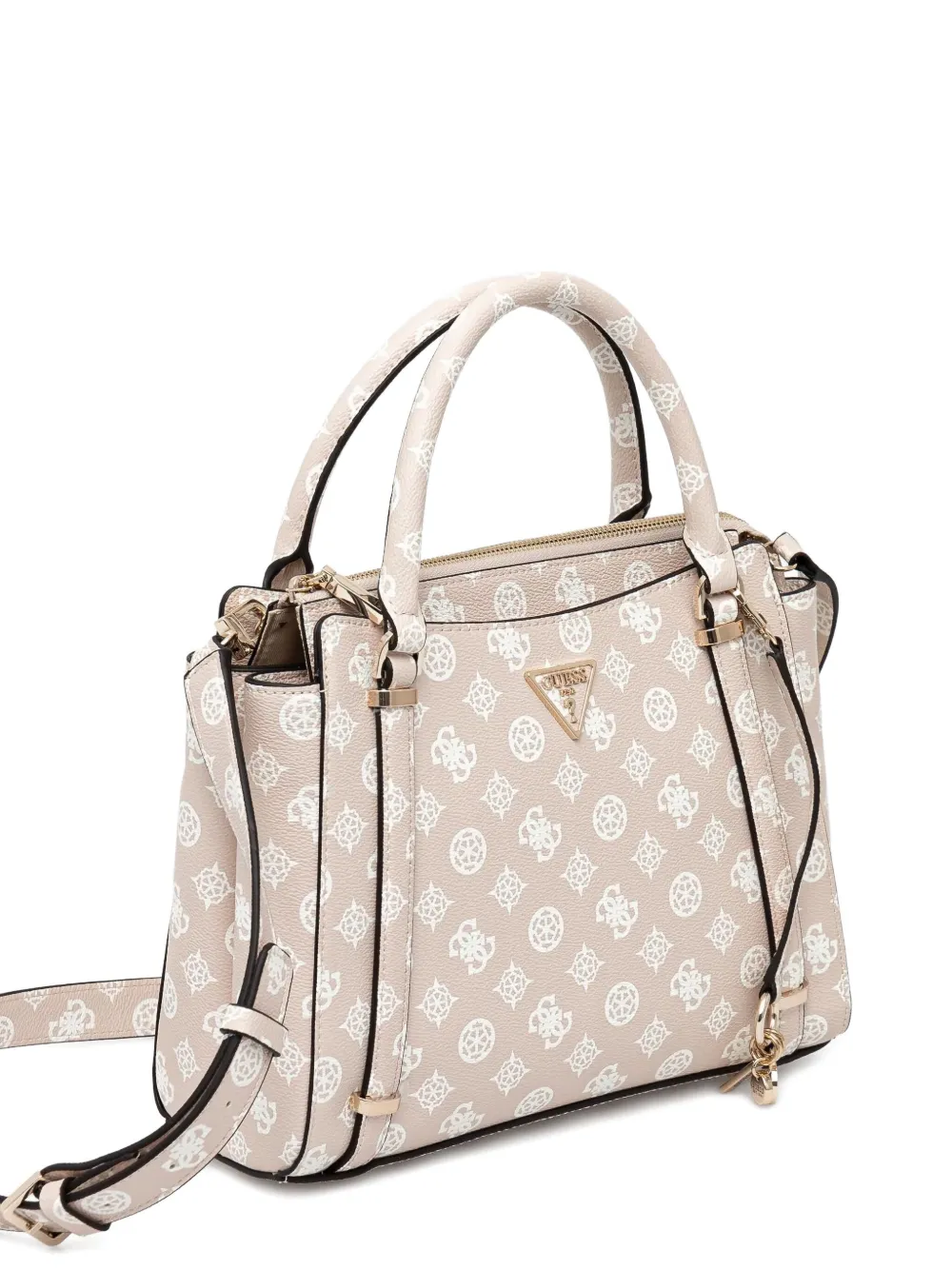 GUESS USA Daryna shopper met logoplakkaat Beige