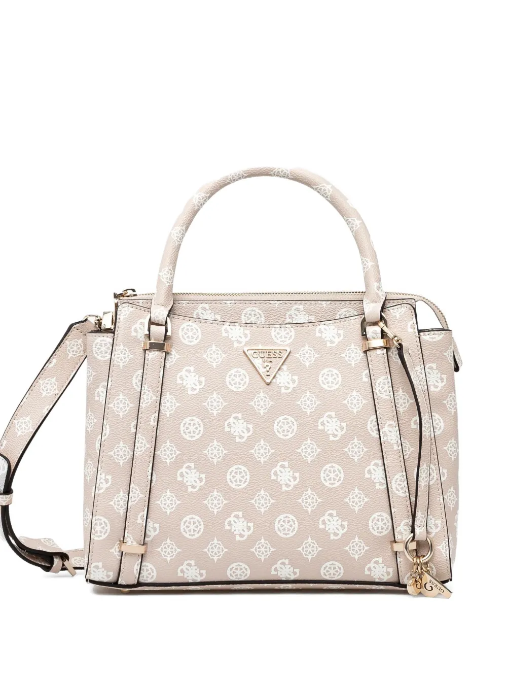 GUESS USA Daryna shopper met logoplakkaat Beige