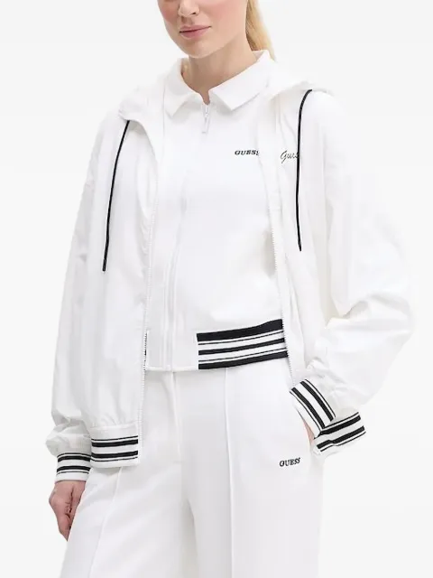 GUESS USA hooded zip-front jacket