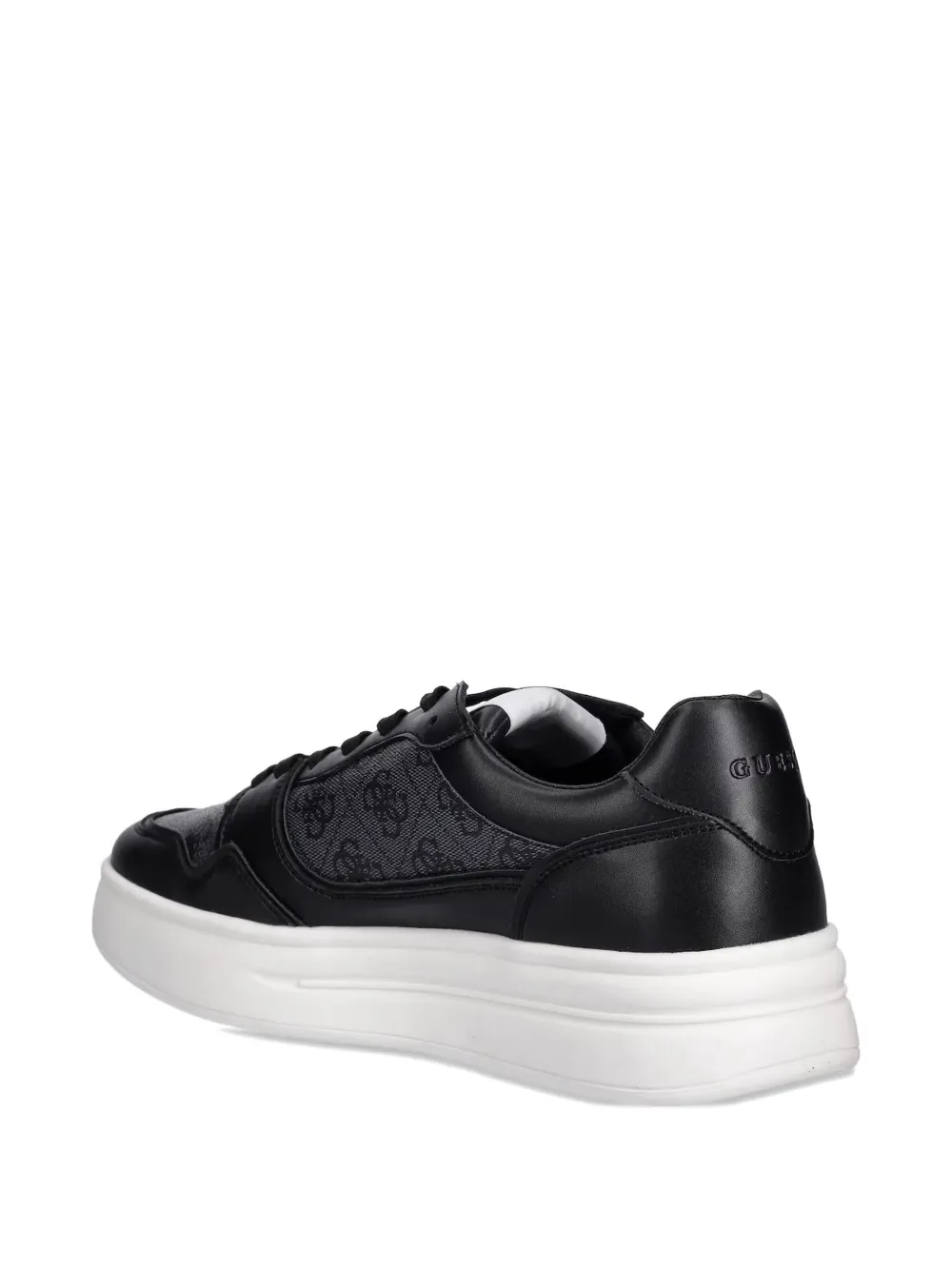Guess Usa Leather Sneakers In Multi