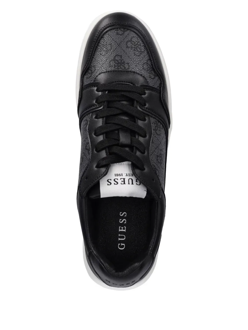 GUESS USA Leren sneakers Zwart