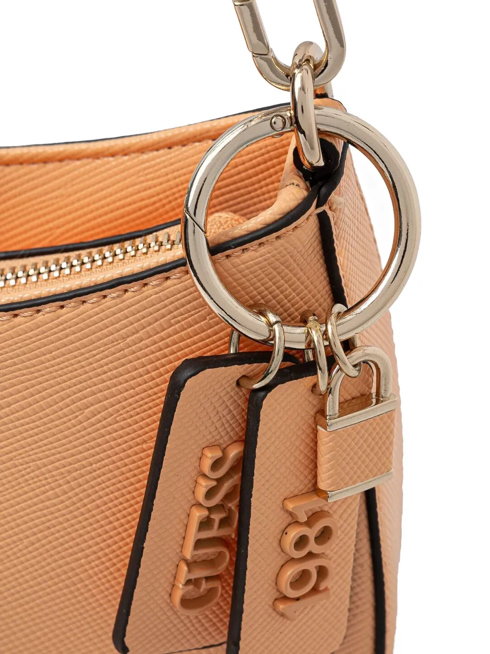 GUESS USA Heuptas met logoplakkaat Beige