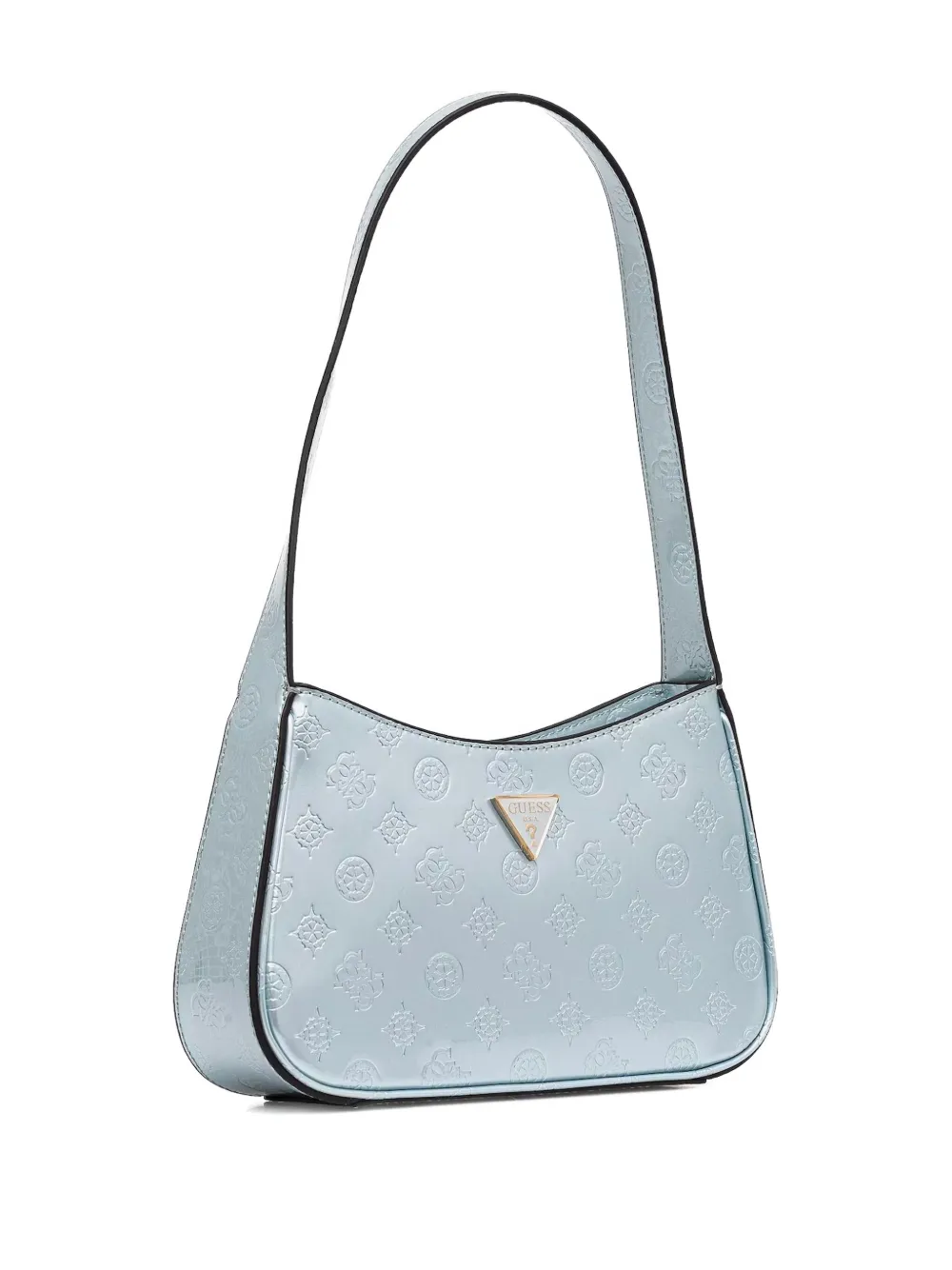 GUESS USA monogram shoulder bag - Blauw