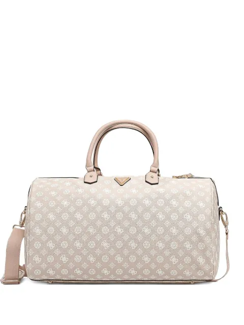 GUESS USA logo-print duffle bag
