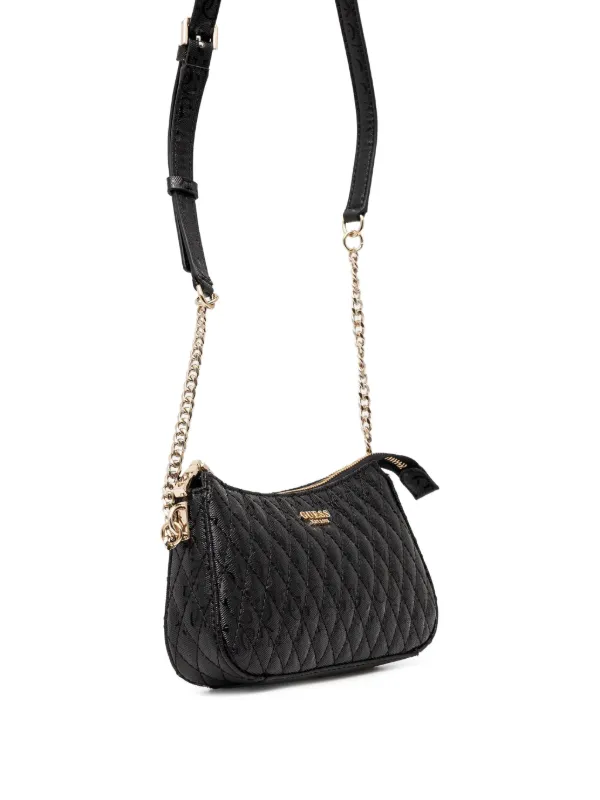 GUESS USA キルティング ショルダーバッグ | ブラック | FARFETCH JP GUESS USA キルティング ショルダーバッグ | ブラック | FARFETCH JP
