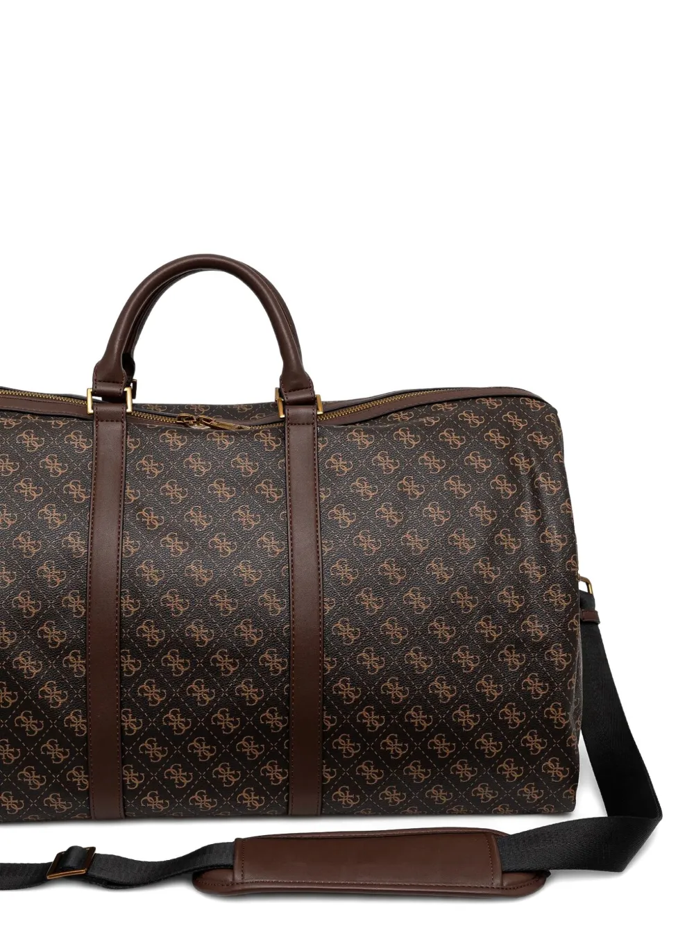 GUESS USA Reistas met logo-monogram Bruin