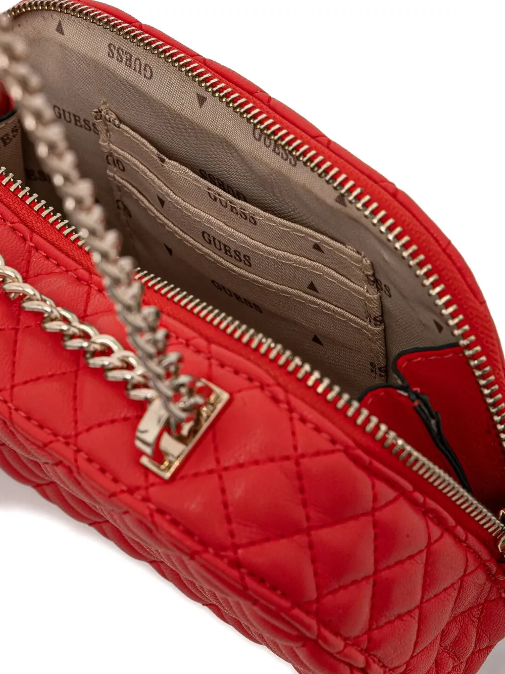 GUESS USA Gewatteerde crossbodytas Rood