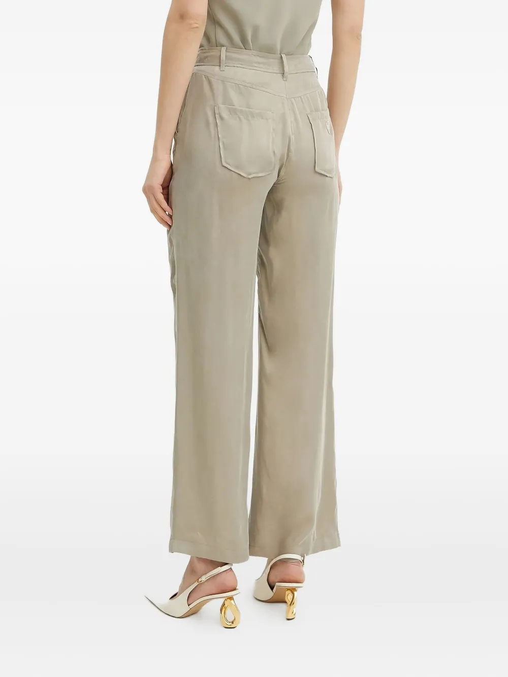 GUESS USA Straight broek met zakken - Groen