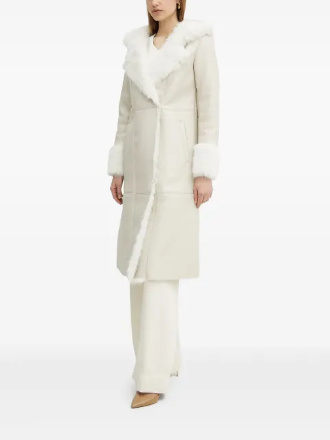 GUESS USA faux-fur-trimmed hooded coat