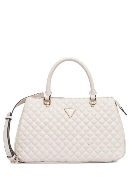 GUESS USA bolsa de piel capitonada con asa superior