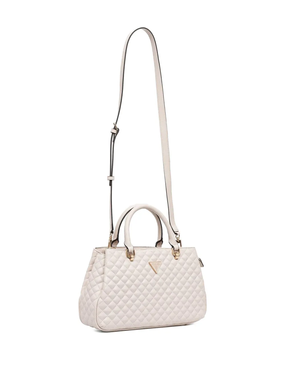 GUESS USA Gewatteerde leren tas met handvat - Beige