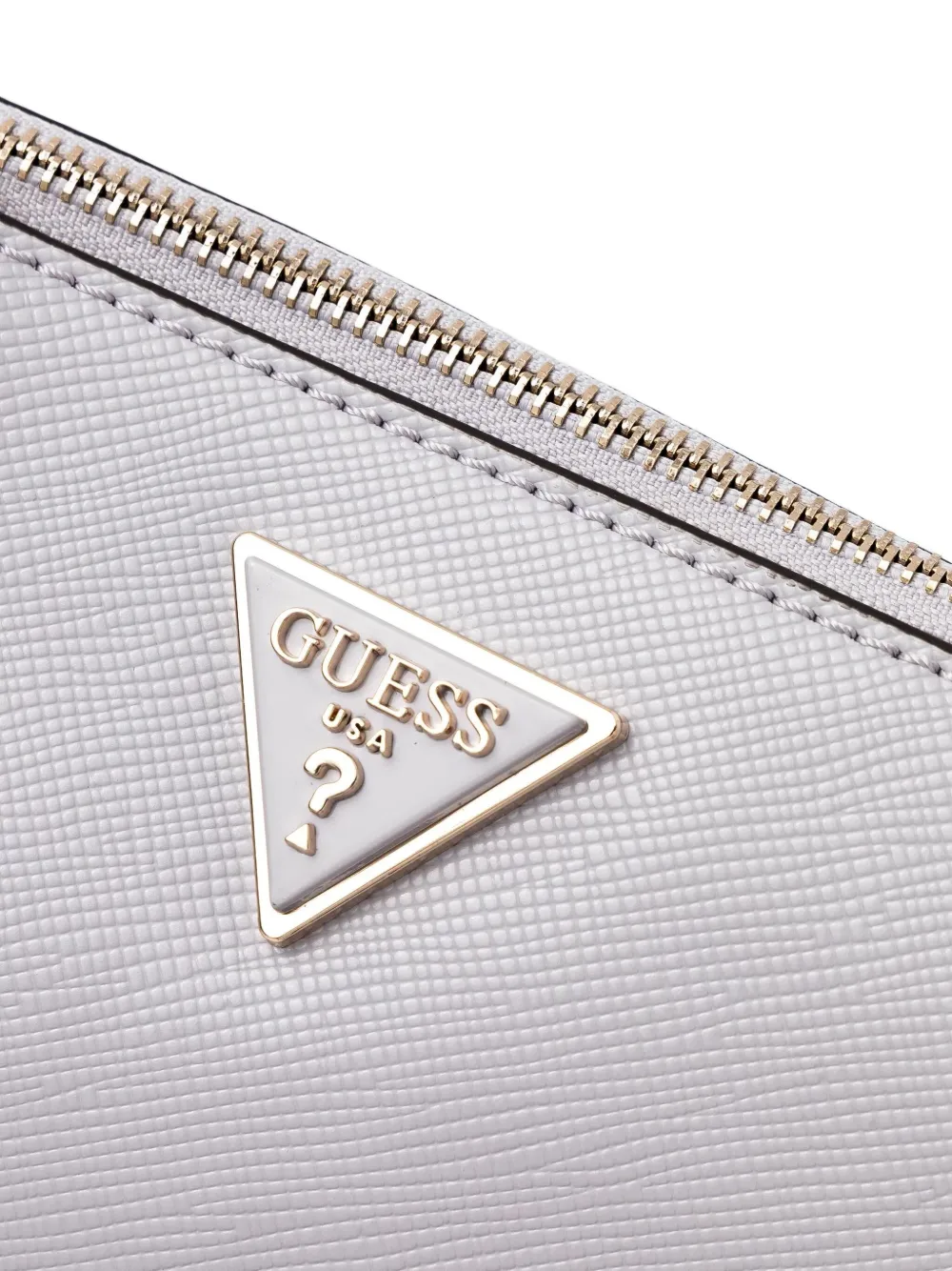 GUESS USA Noelle Saffiano leren crossbodytas Grijs
