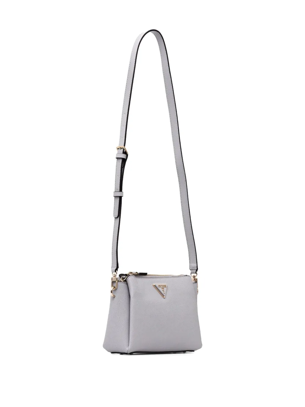 GUESS USA Noelle Saffiano leren crossbodytas Grijs