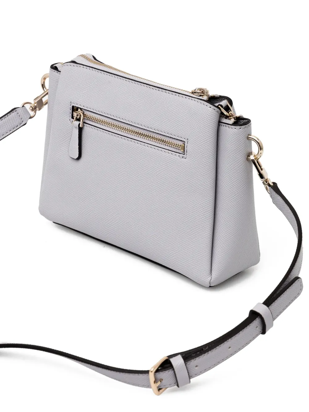 GUESS USA Noelle Saffiano leren crossbodytas Grijs