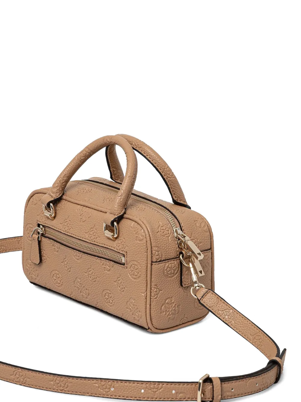 GUESS USA Crossbodytas met logoplakkaat Beige