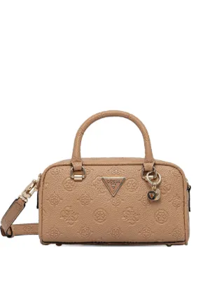 GUESS USA Evie Satchel | Brown | FARFETCH PH