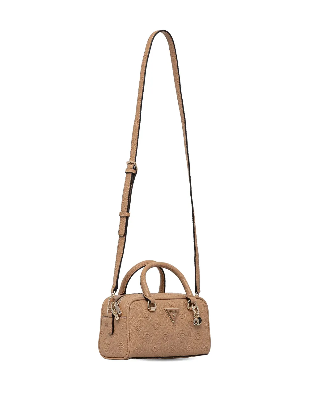 GUESS USA Crossbodytas met logoplakkaat Beige