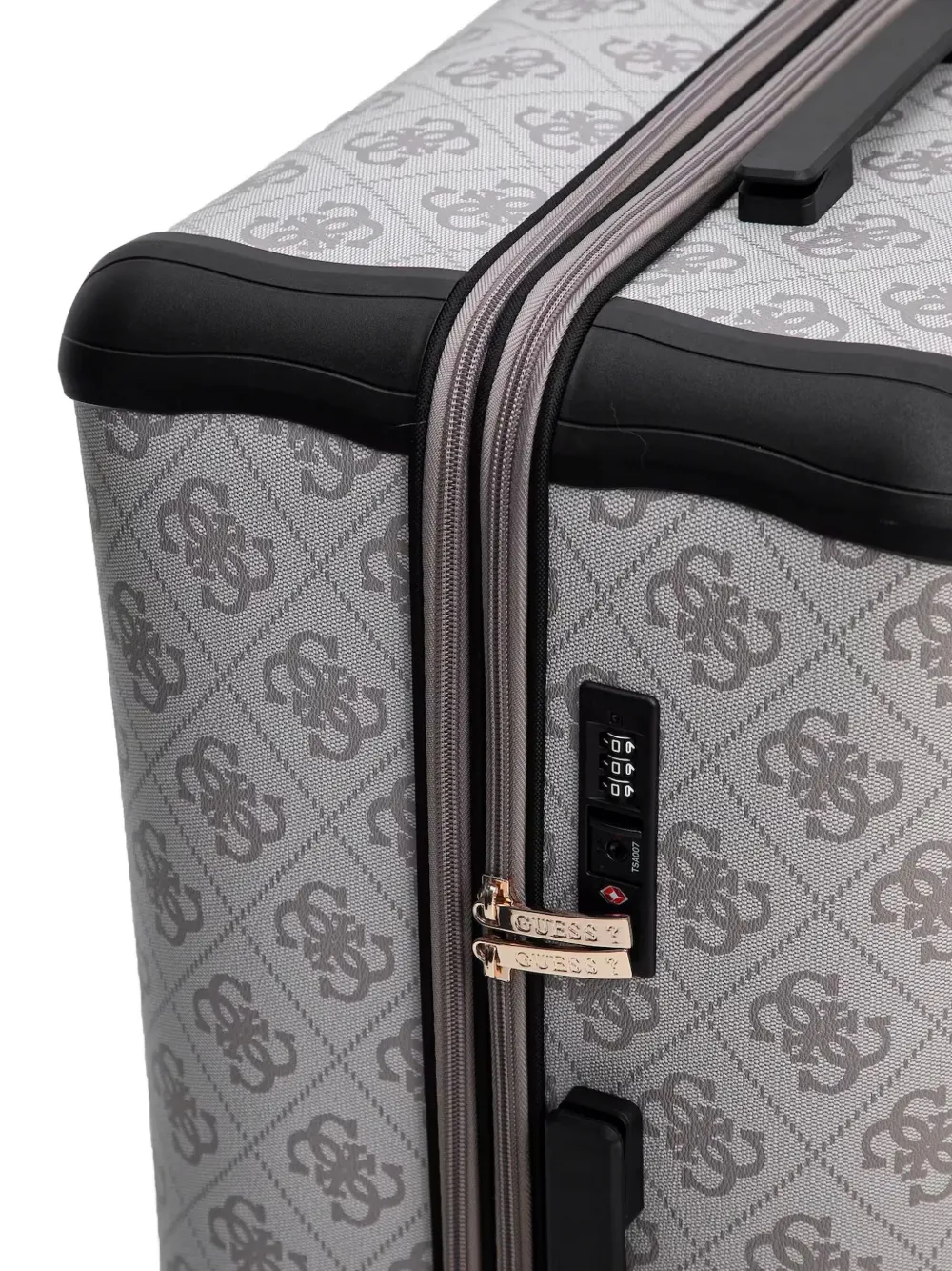 GUESS USA Reistas met monogram Grijs