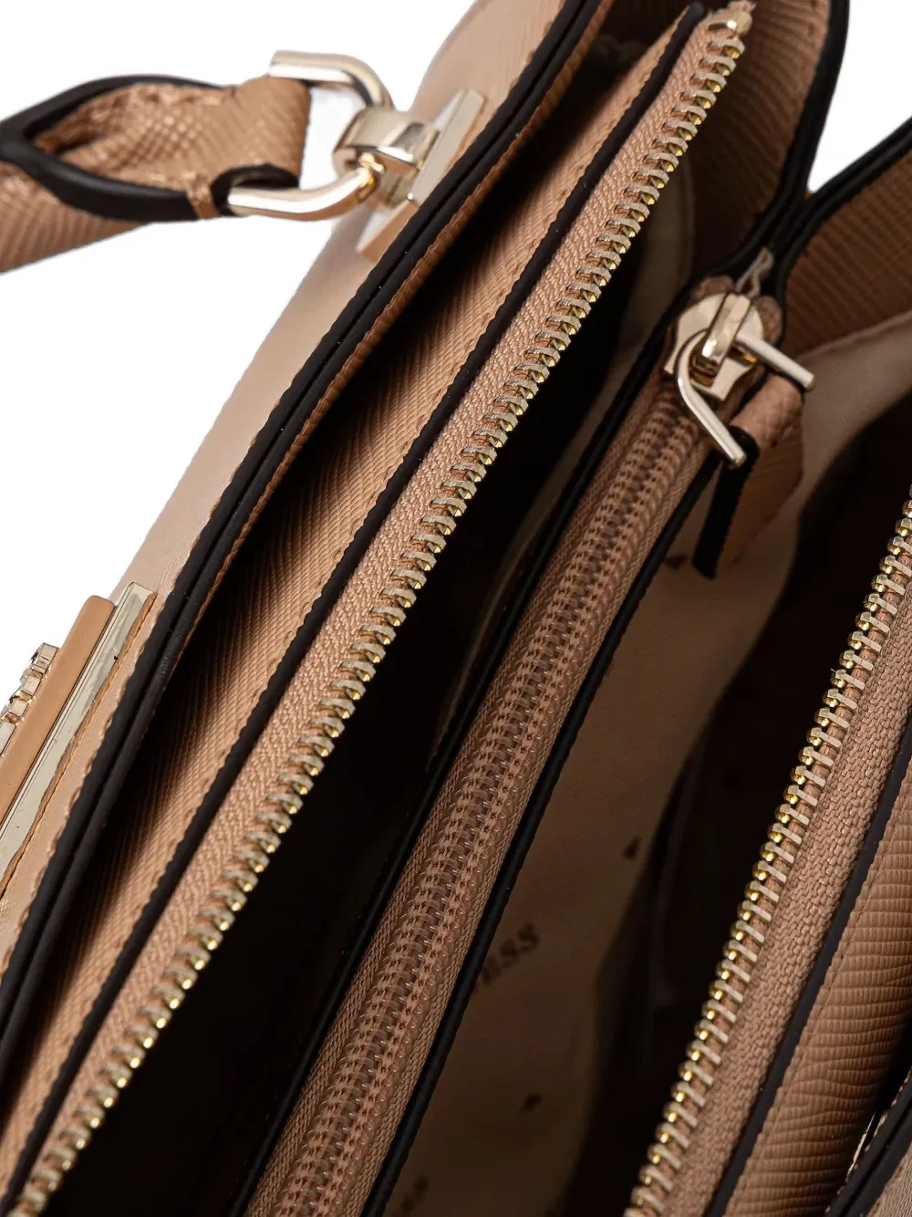 GUESS USA Heuptas met logoplakkaat Beige