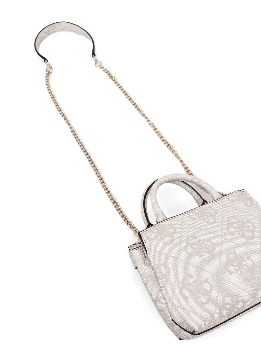 GUESS USA Crossbodytas met logoplakkaat Beige