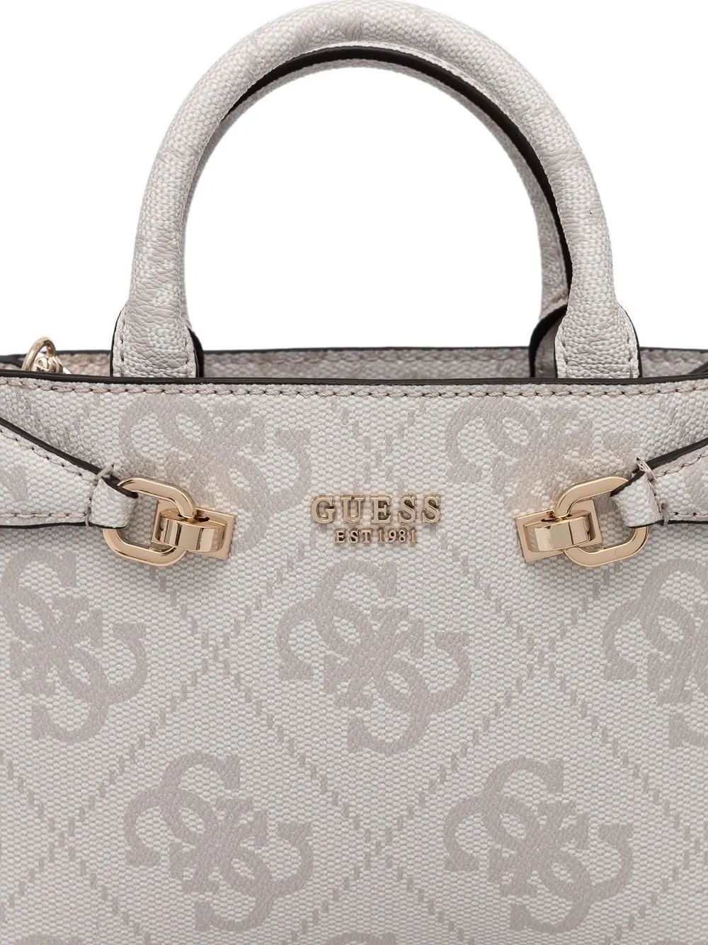 GUESS USA Crossbodytas met logoplakkaat Beige