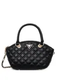GUESS USA quilted leather shoulder bag - Black