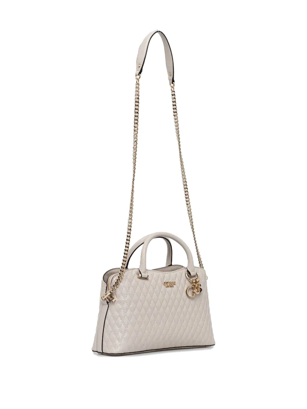 GUESS USA Gewatteerde schoudertas - Beige