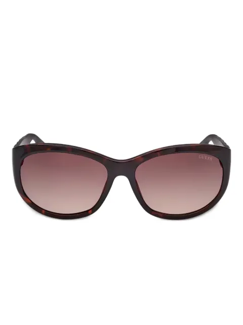 GUESS EYEWEAR logo-detail oval-frame sunglasses