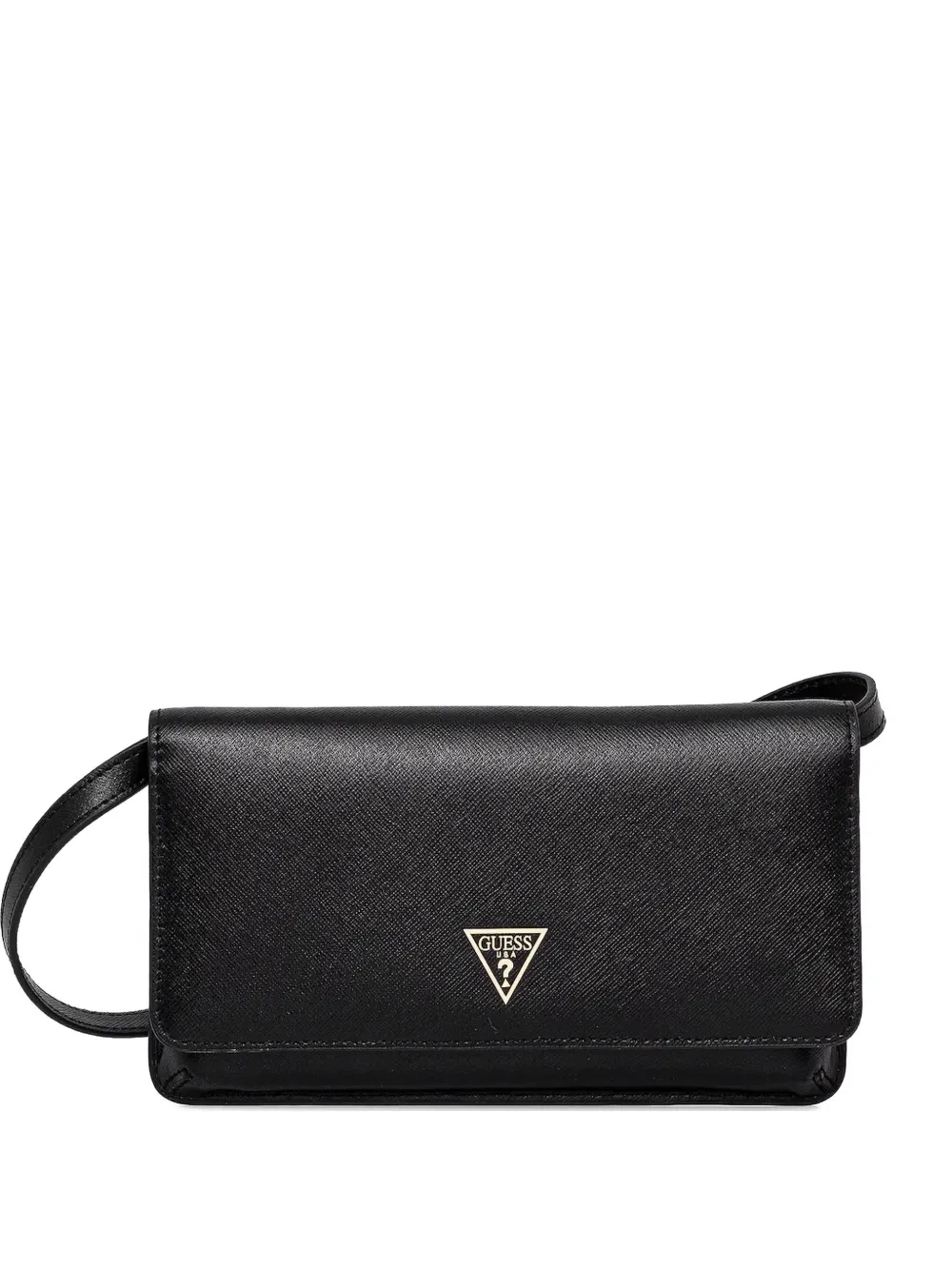 GUESS USA Clutch met logoplakkaat Zwart