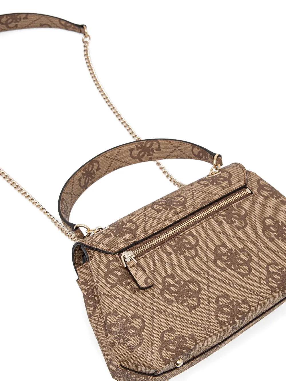 GUESS USA Crossbodytas met monogramprint Bruin