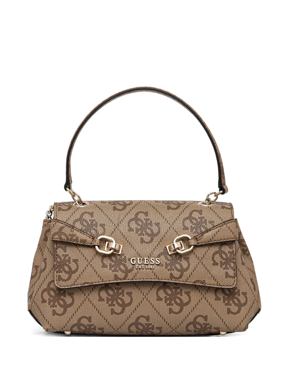 GUESS USA monogram-pattern crossbody bag | Brown | Image 1