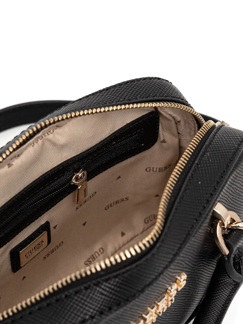 GUESS USA Shopper met logo Zwart